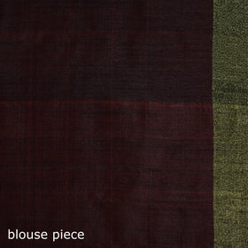 Dupion Raw Silk Bhagalpuri Pure Handwoven Saree with Zari Border 07