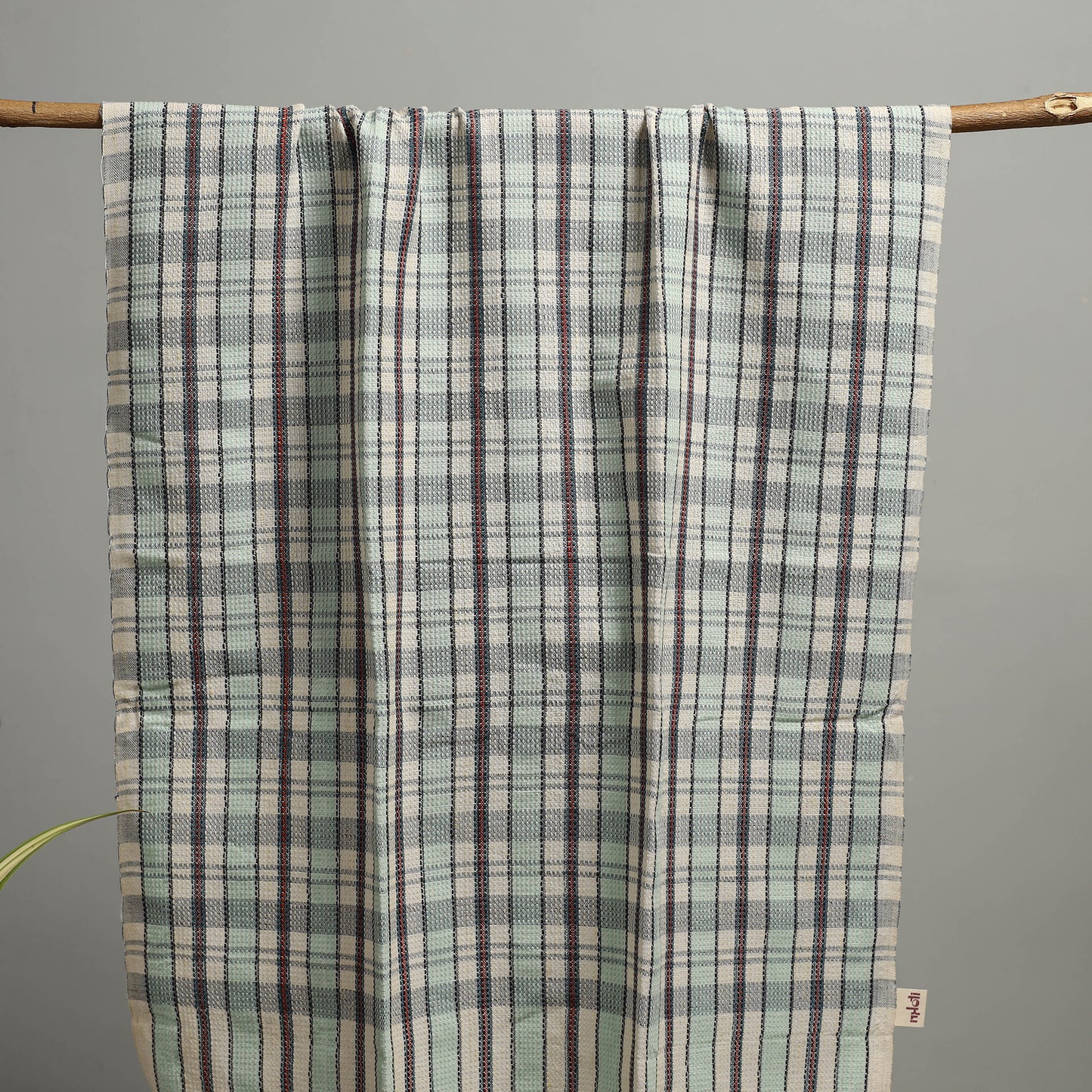 Handloom Fine Cotton Checks Bath Towel  78