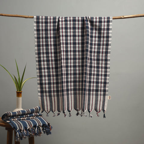 Handloom Fine Cotton Checks Bath Towel  85