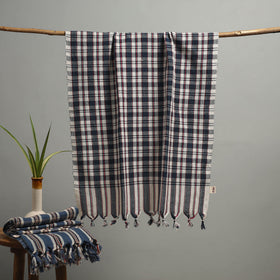 Handloom Fine Cotton Checks Bath Towel  85
