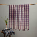 Handloom Fine Cotton Checks Bath Towel  86