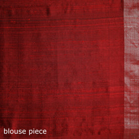 Dupion Raw Silk Bhagalpuri Pure Handwoven Saree with Zari Border 09