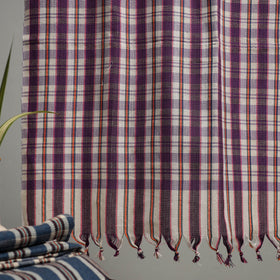 Handloom Fine Cotton Checks Bath Towel  86