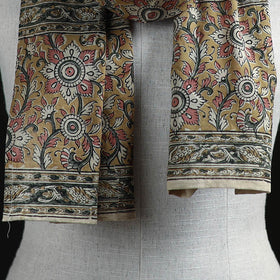 Pedana Block Print Natural Dyed Cotton Kalamkari Stole 04