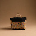  Yellow Handmade Cotton Multipurpose Cosmetic/Toiletry Bag