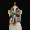 Bengal Kantha Handwork Patchwork Reversible Silk Stole 279