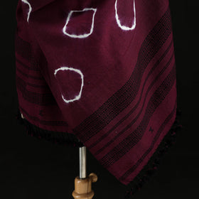Kutch Handwoven Bandhani Merino Wool Shawl 38