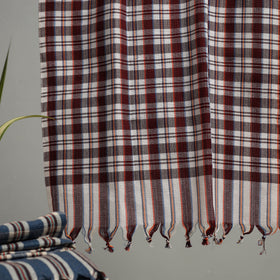 Handloom Fine Cotton Checks Bath Towel  88