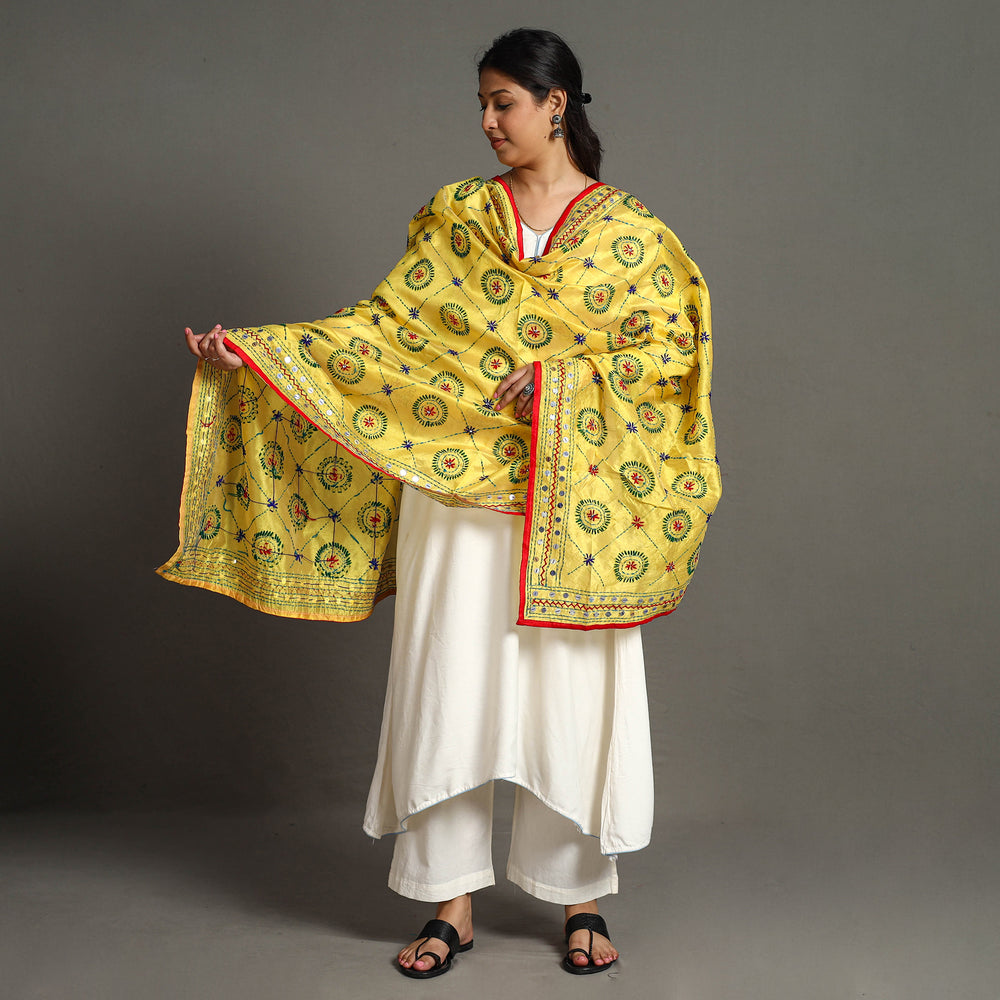 Phulkari Embroidered Dupatta