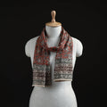 Pedana Block Print Natural Dyed Cotton Kalamkari Stole 13