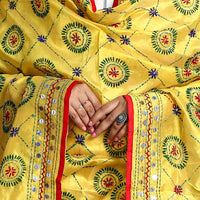 Phulkari Embroidered Dupatta