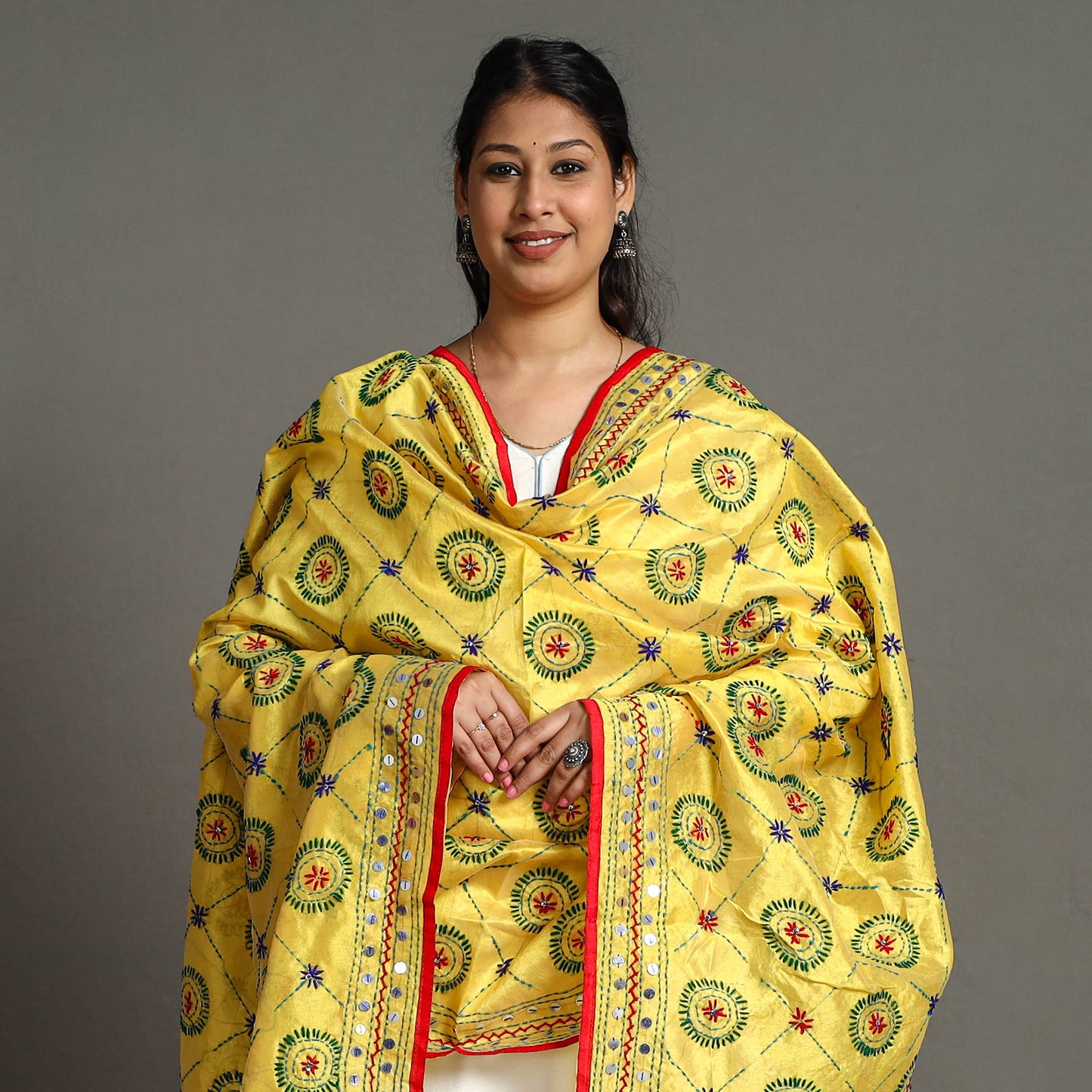 Phulkari Embroidered Dupatta