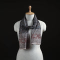 Pedana Block Print Natural Dyed Cotton Kalamkari Stole 14