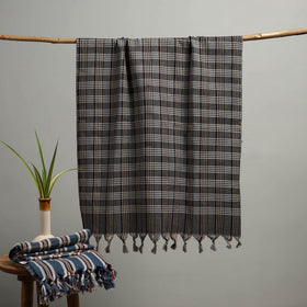 Handloom Fine Cotton Checks Bath Towel  90