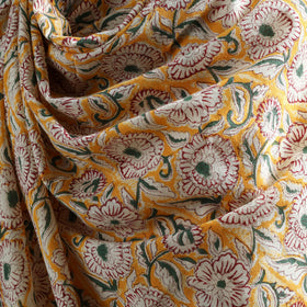 Floral Sanganeri Print Pure Merino Wool Handwoven Shawl 15