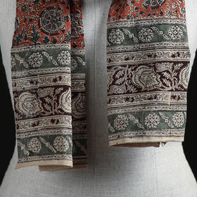 Pedana Block Print Natural Dyed Cotton Kalamkari Stole 18
