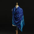Kutch Handwoven Bandhani Tie-Dye Merino Wool Shawl 28