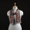 Pedana Block Print Natural Dyed Cotton Kalamkari Stole 23
