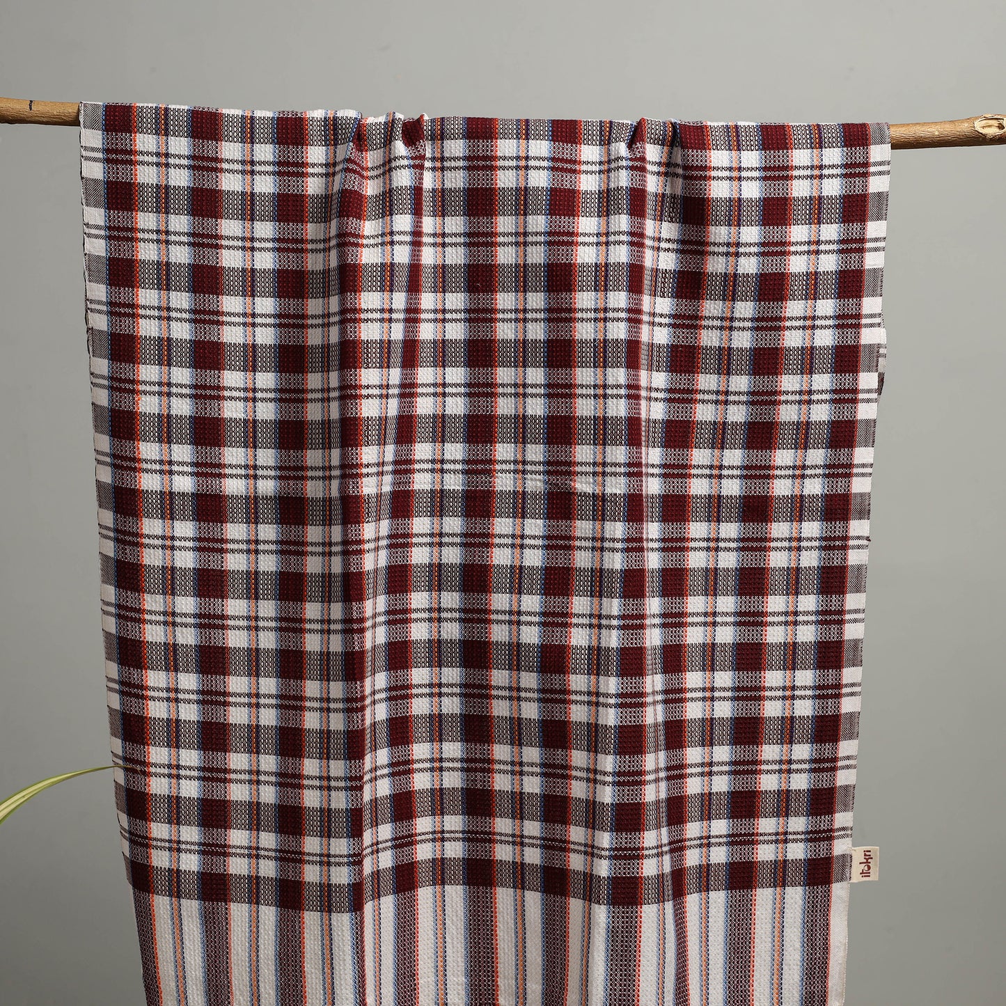 Handloom Fine Cotton Checks Bath Towel  92