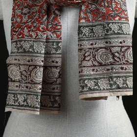 Pedana Block Print Natural Dyed Cotton Kalamkari Stole 29