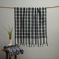 Handloom Fine Cotton Checks Bath Towel  94