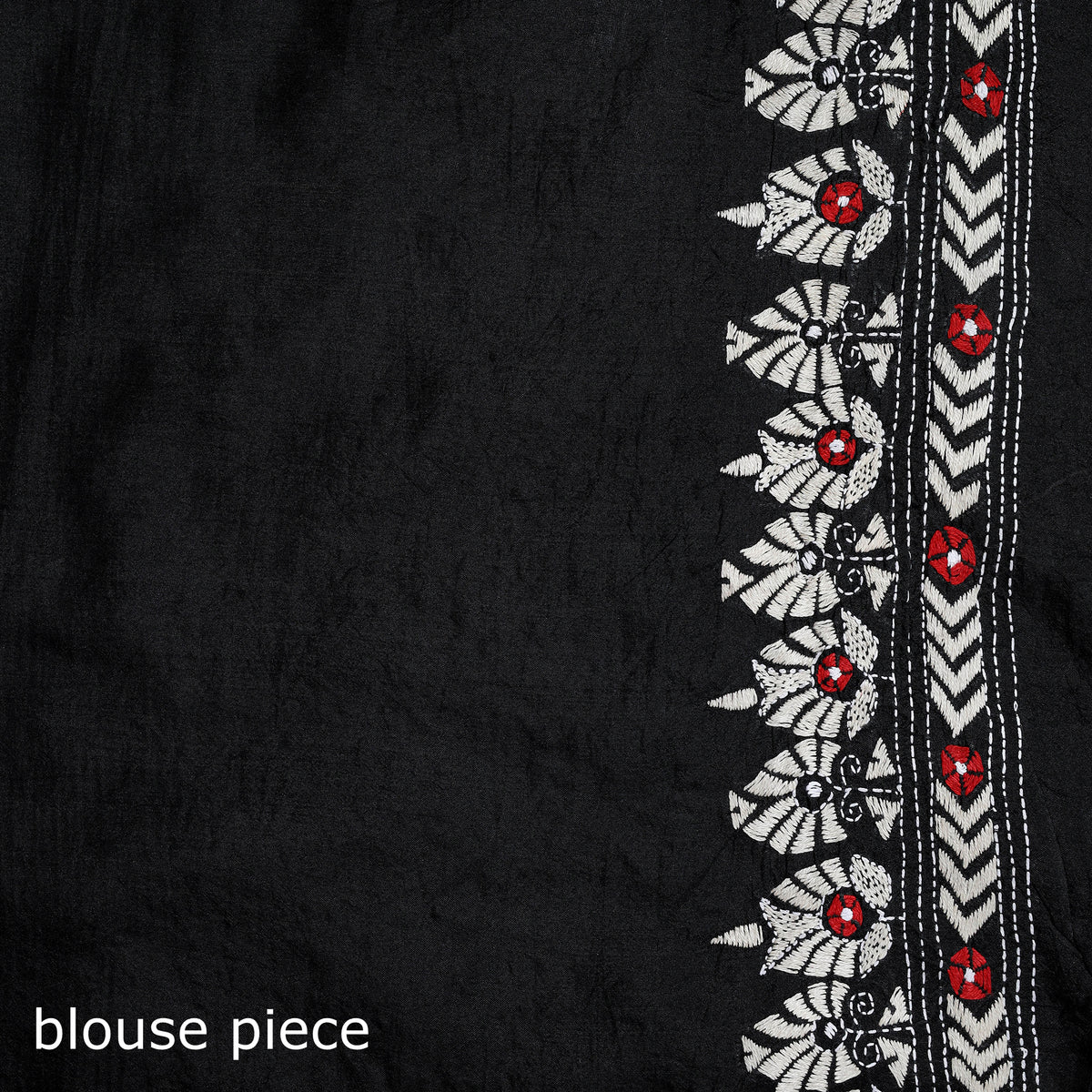 Pure Tussar Silk Handloom Bengal Kantha Hand Embroidered Saree 03
