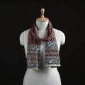 Pedana Block Print Natural Dyed Cotton Kalamkari Stole 33