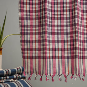 Handloom Fine Cotton Checks Bath Towel  95