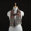 Pedana Block Print Natural Dyed Cotton Kalamkari Stole 35