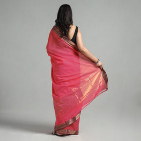 Buy  Mangalagiri Handloom Cotton Saree with Zari Border Online at iTokri.com