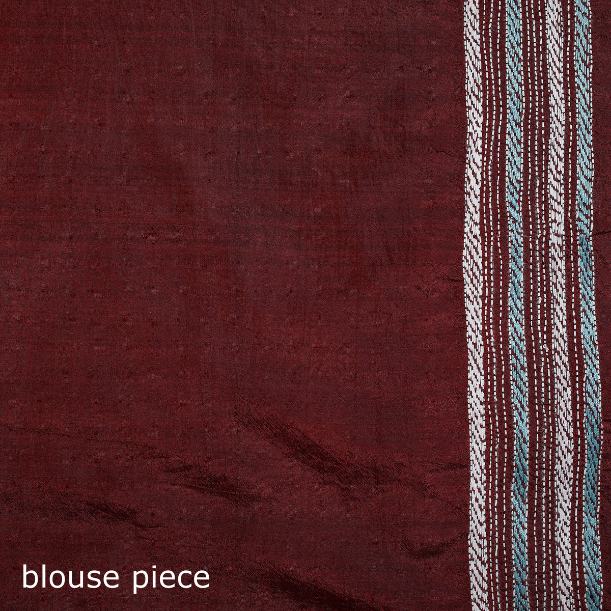 Pure Tussar Silk Handloom Bengal Full Kantha Hand Embroidered Saree 04