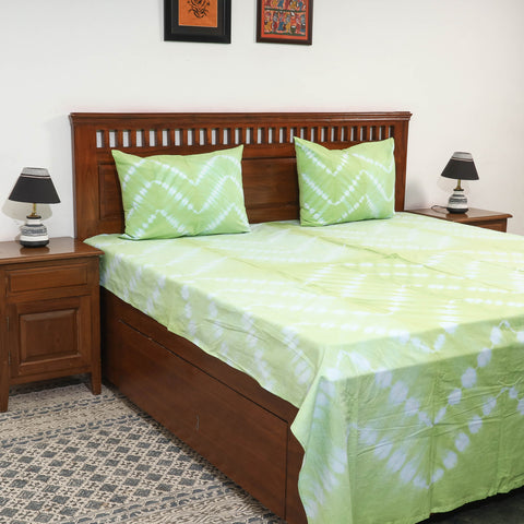 shibori double bed cover set