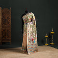 Pure Tussar Silk Handloom Bengal Kantha Hand Embroidered Saree 05