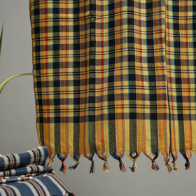 Handloom Fine Cotton Checks Bath Towel  96