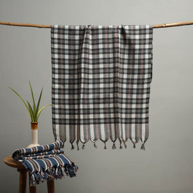 Handloom Fine Cotton Checks Bath Towel  97