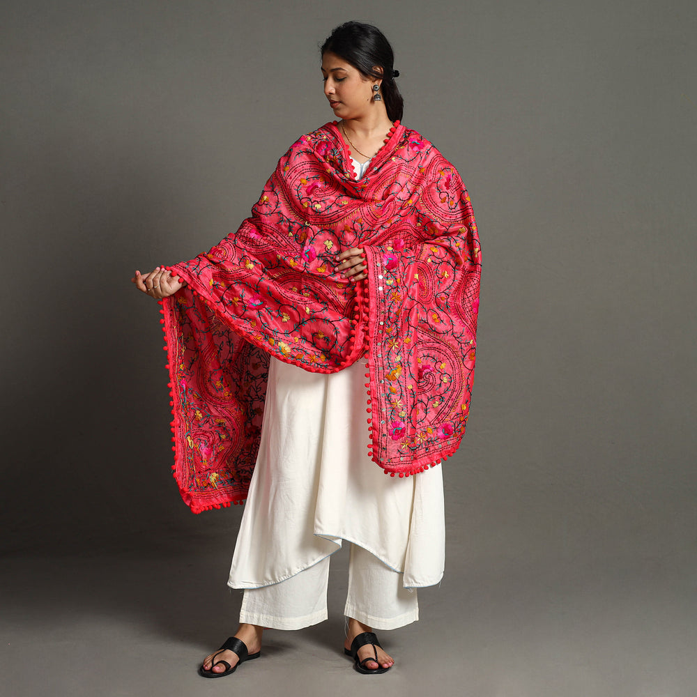 Phulkari Embroidered Dupatta