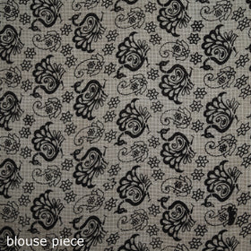 Kalamkari Printed Kota Doria Cotton Saree 16