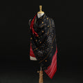Kutch Handwoven Bandhani Tie-Dye Merino Wool Shawl 32