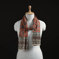 Pedana Block Print Natural Dyed Cotton Kalamkari Stole 41