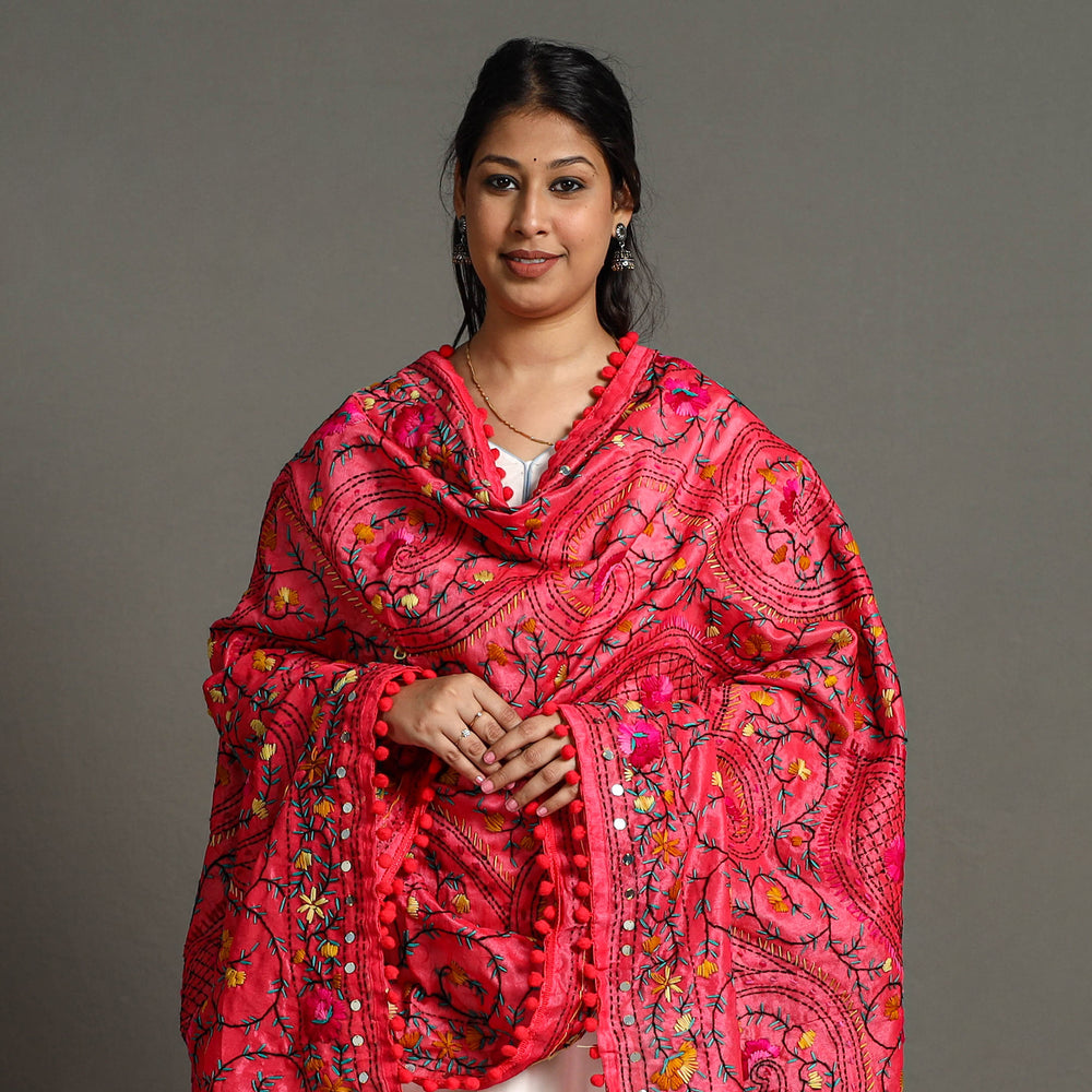 Phulkari Embroidered Dupatta