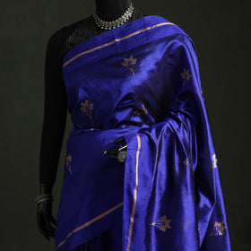 Pure Silk Handloom Zari Buta Chanderi Pattu Saree 01