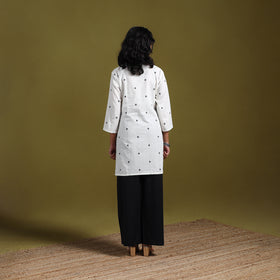 Short Cotton Jacquard Kurta for women 25