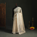 Handloom Cotton Tissue Zari Buti Chanderi Saree 02
