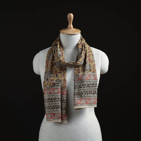 Pedana Block Print Natural Dyed Cotton Kalamkari Stole 46