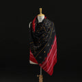 Kutch Handwoven Bandhani Tie-Dye Merino Wool Shawl 33