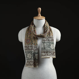 Pedana Block Print Natural Dyed Cotton Kalamkari Stole 47