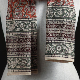 Pedana Block Print Natural Dyed Cotton Kalamkari Stole 48