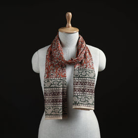 Pedana Block Print Natural Dyed Cotton Kalamkari Stole 48