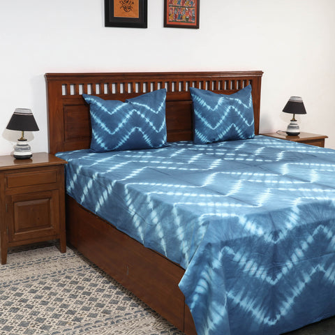 Shibori Double Bed Cover Set