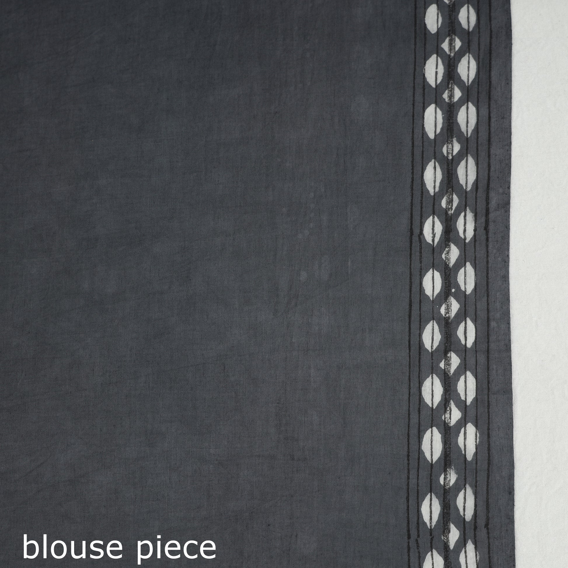 block printed saree
